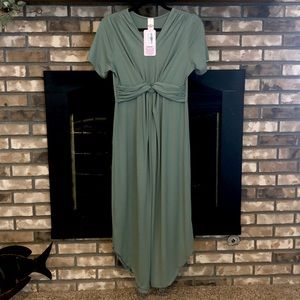 Super Soft Olive Color MIDI Dress!!